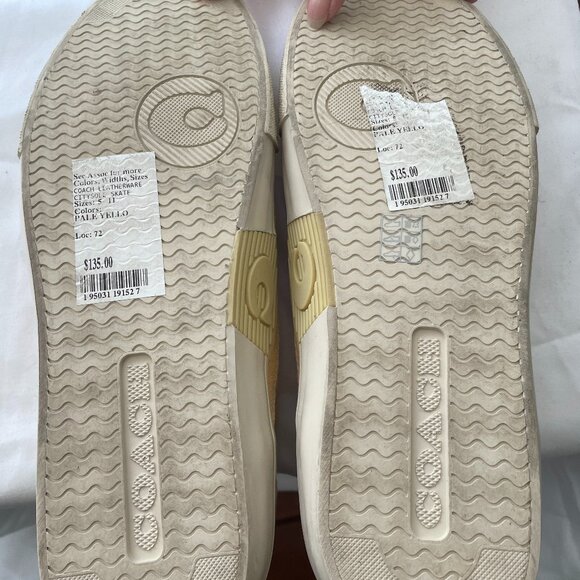 Coach Yellow Sneakers - Picture 4 of 4